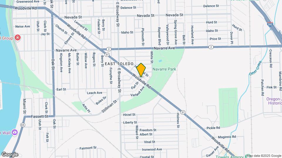 1145 Woodville Rd Map and Location Details