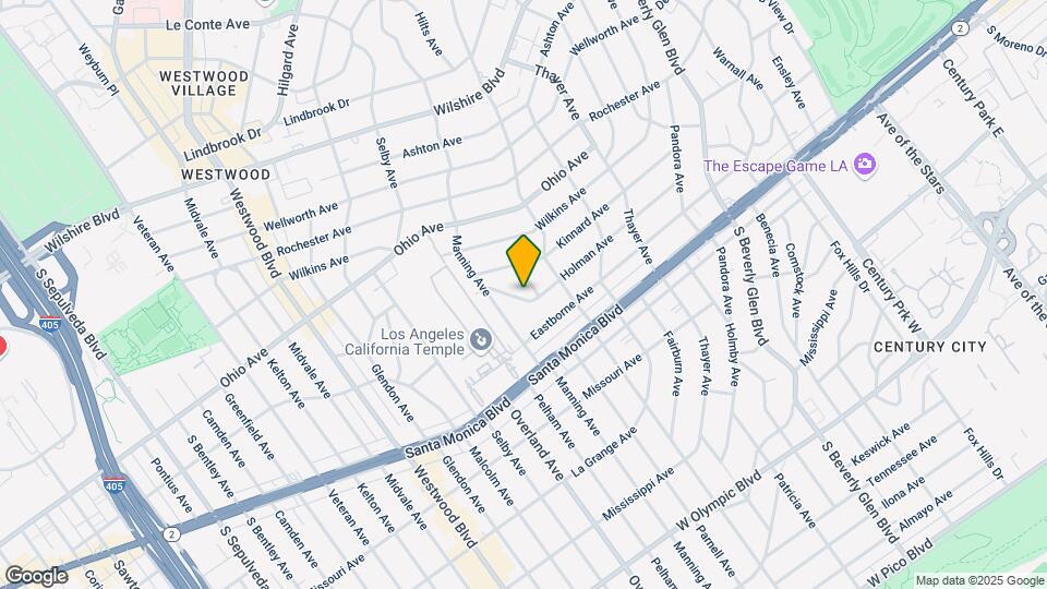 10653 Holman Ave Map and Location Details