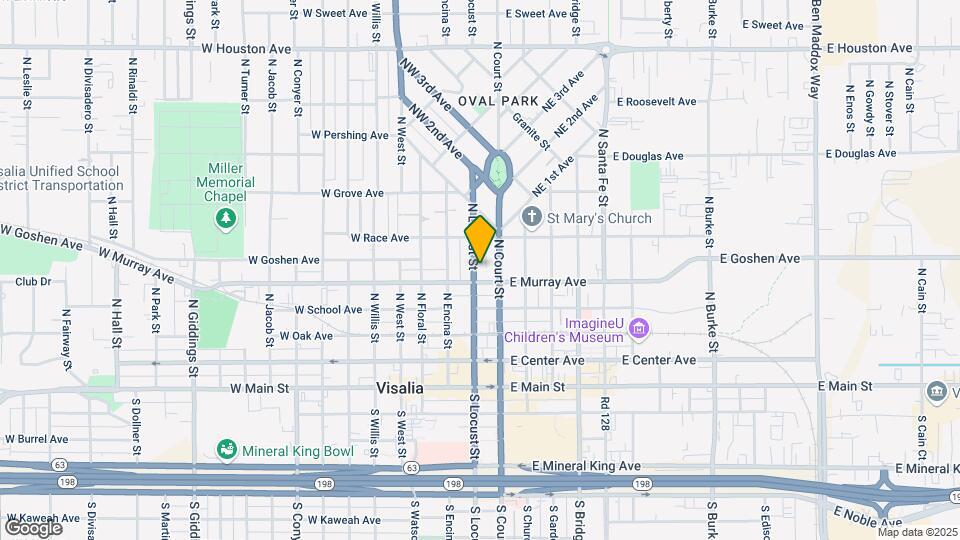 510 N Locust St Map and Location Details