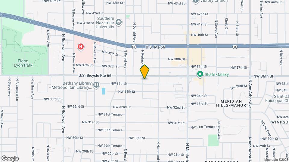 6310 NW 36th St Map and Location Details