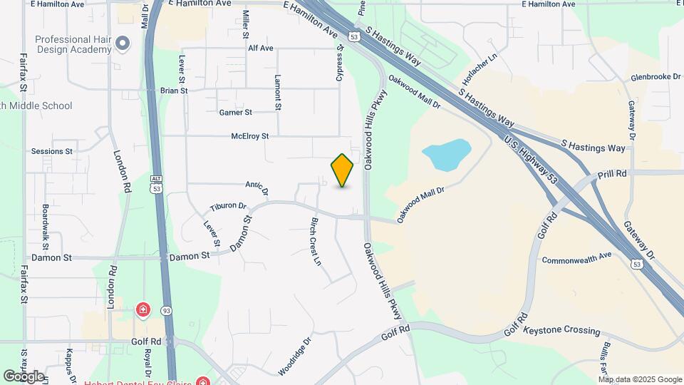 Eau Claire Oakwood Homes Mapa y Detalles de la Ubicación