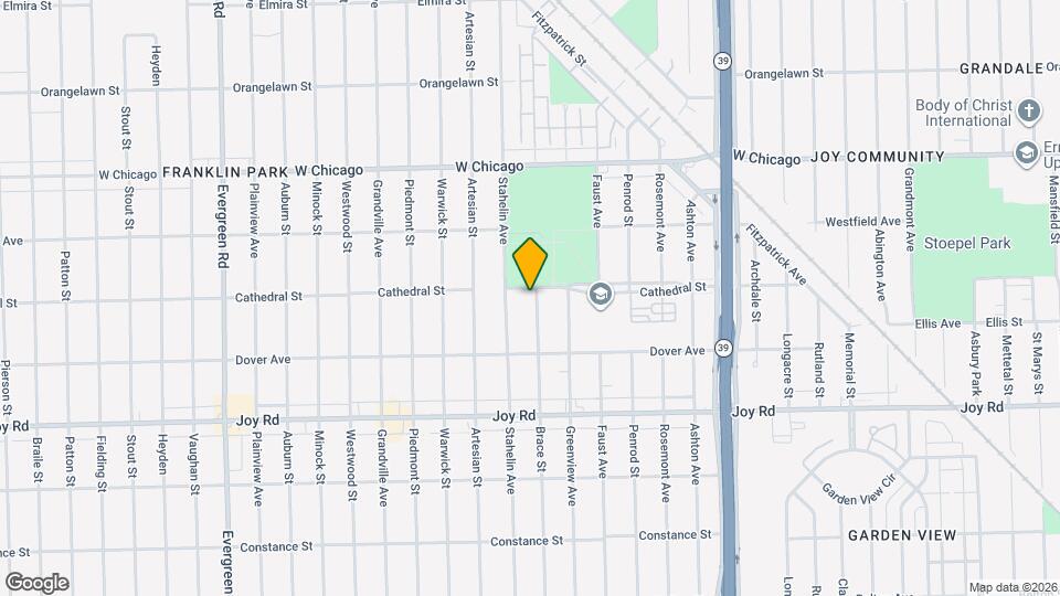 9109 Brace St Map and Location Details