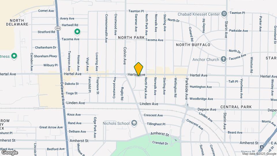 1391 Hertel Ave Map and Location Details