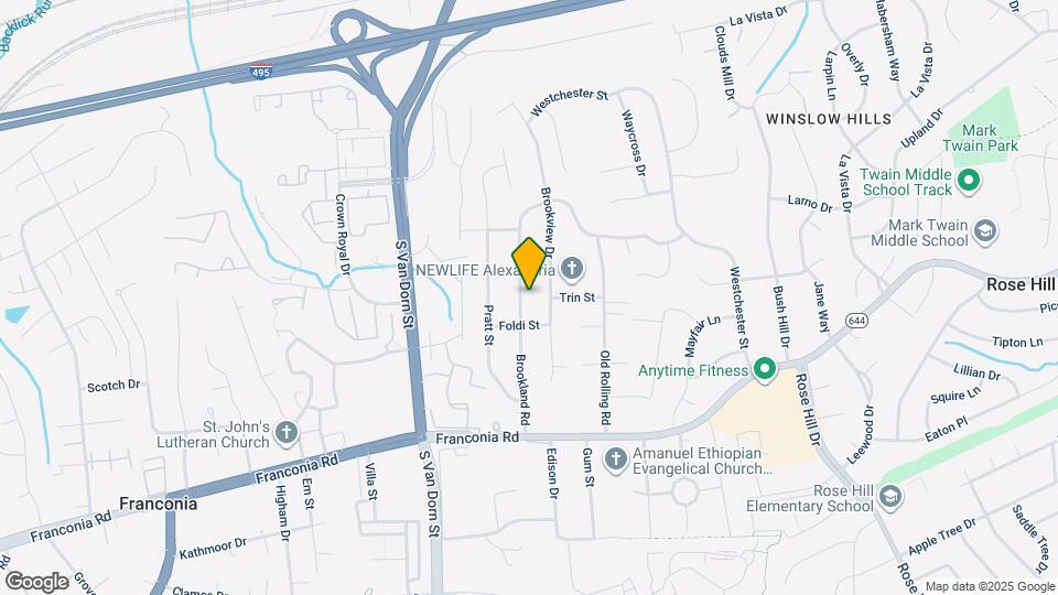 5915 Brookland Rd Map and Location Details