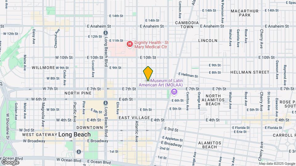 728-730 Lime Ave Mapa y Detalles de la Ubicación