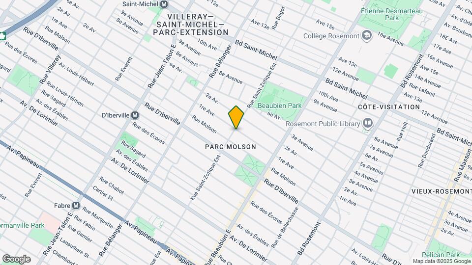 2598 Saint-Zotique Rue E Map and Location Details