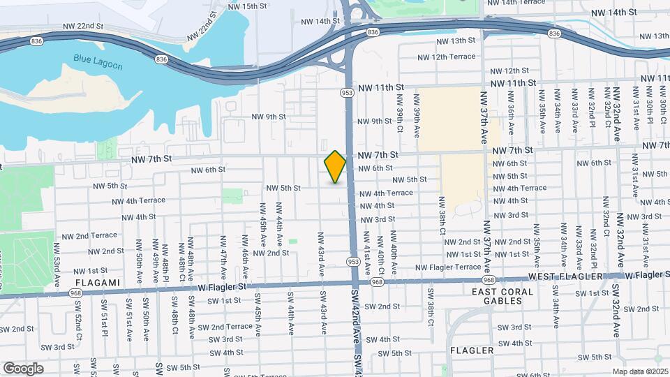 4242 NW 5th St Map and Location Details