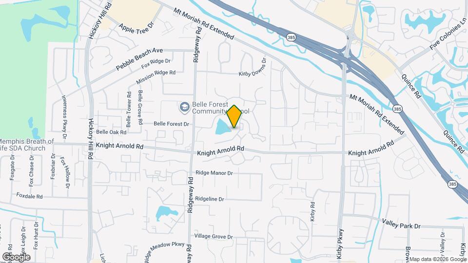 Arbors of Hickory Ridge Apartments Map and Location Details
