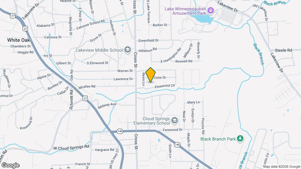 586 Pinewood Cir Map and Location Details