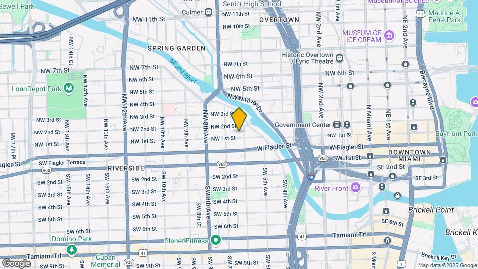 619 NW 1st St Map and Location Details