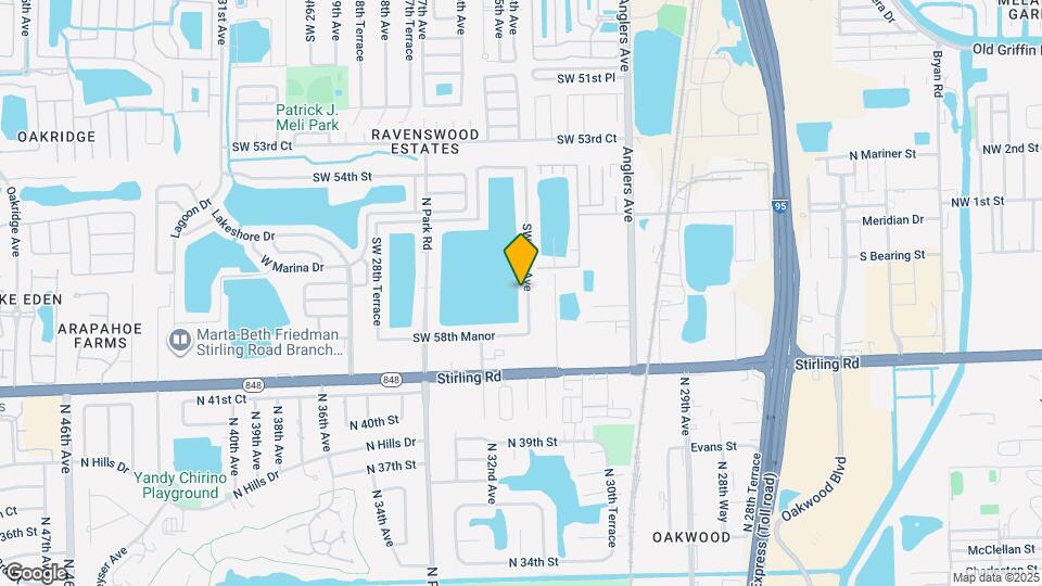 5741 SW 24th Ave Map and Location Details