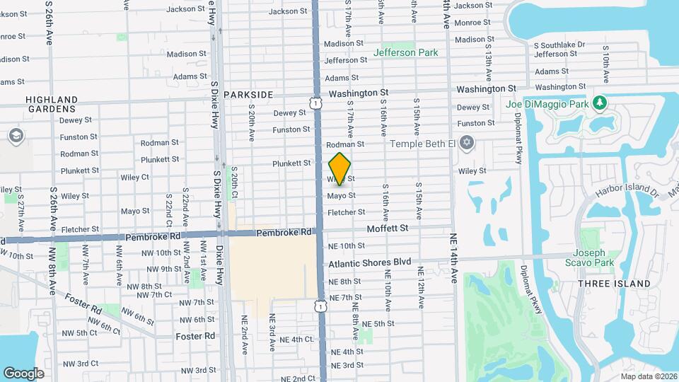 1721 Mayo St Map and Location Details