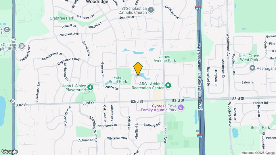 2532 Waterbury Dr Mapa y Detalles de la Ubicación