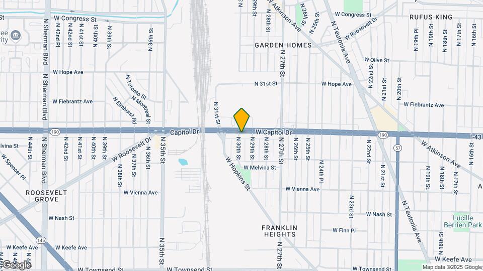 2931 W Capitol Dr Map and Location Details