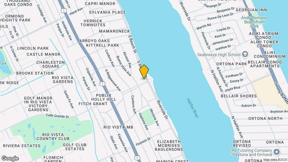 864 S Beach St Map and Location Details