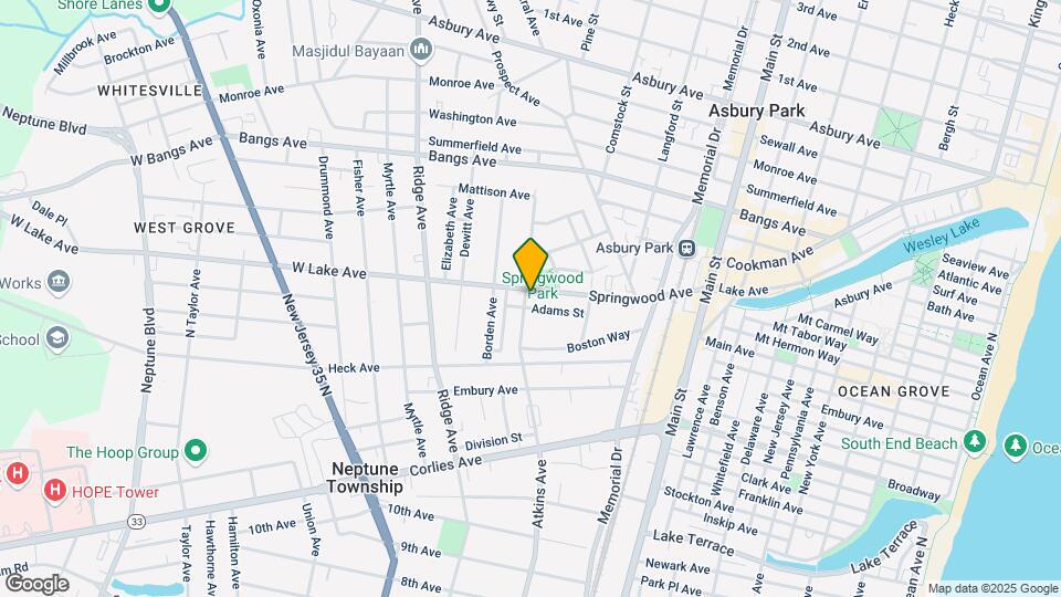 1148 Springwood Ave Map and Location Details