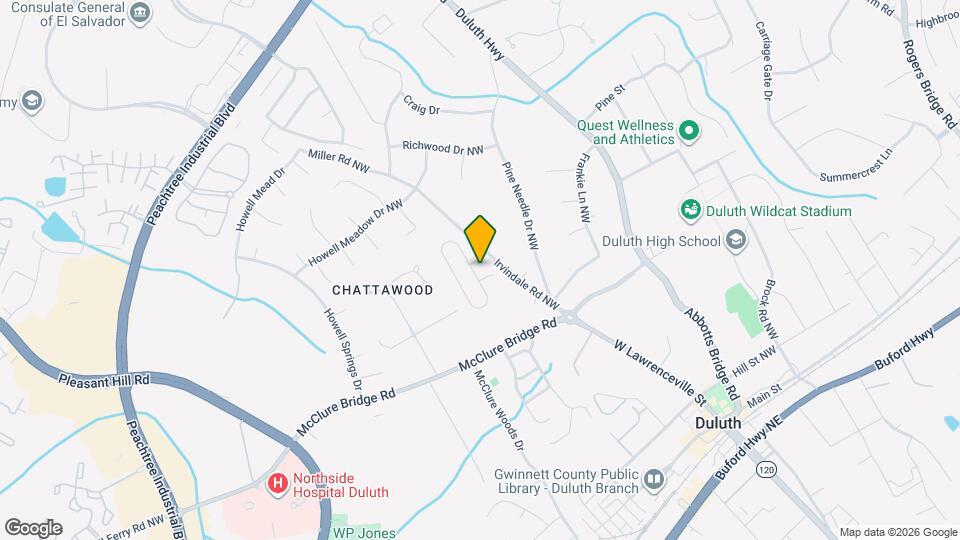 4255 Ivy Run Cir, Unit 1708 Map and Location Details