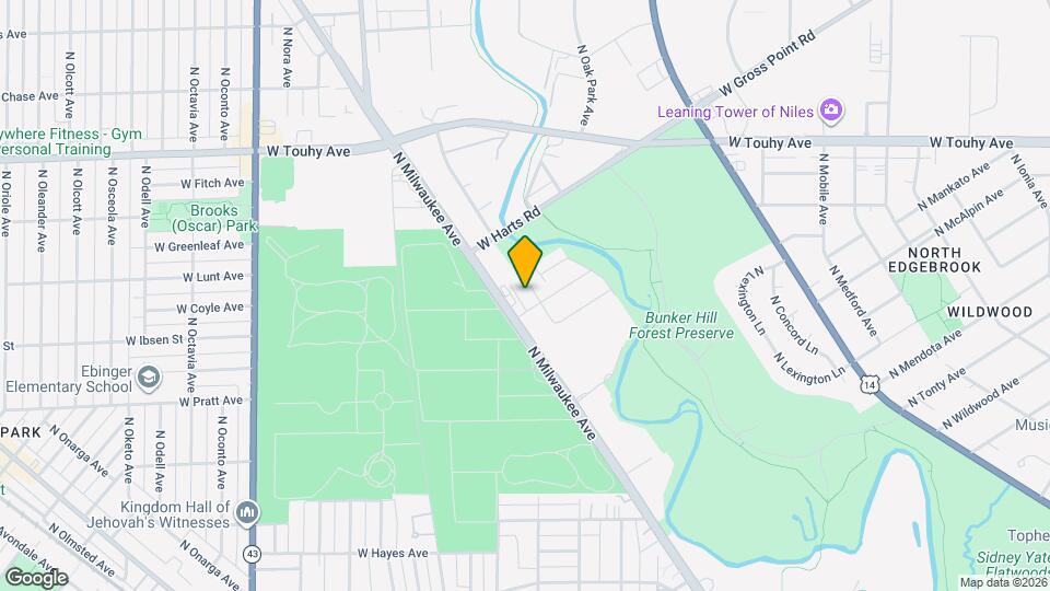 6910 N Rosemary Ln Map and Location Details