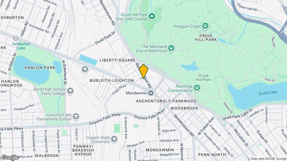 2732 Reisterstown Rd, Unit 2 Map and Location Details