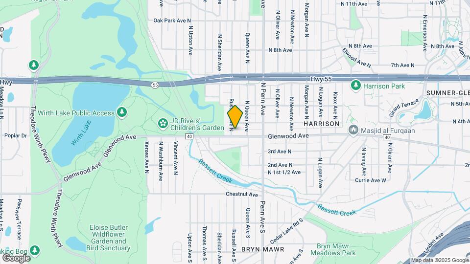 2324 Glenwood Ave N Map and Location Details