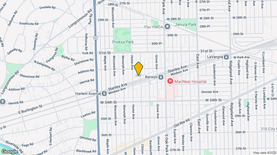 6933 Stanley Ave Map and Location Details
