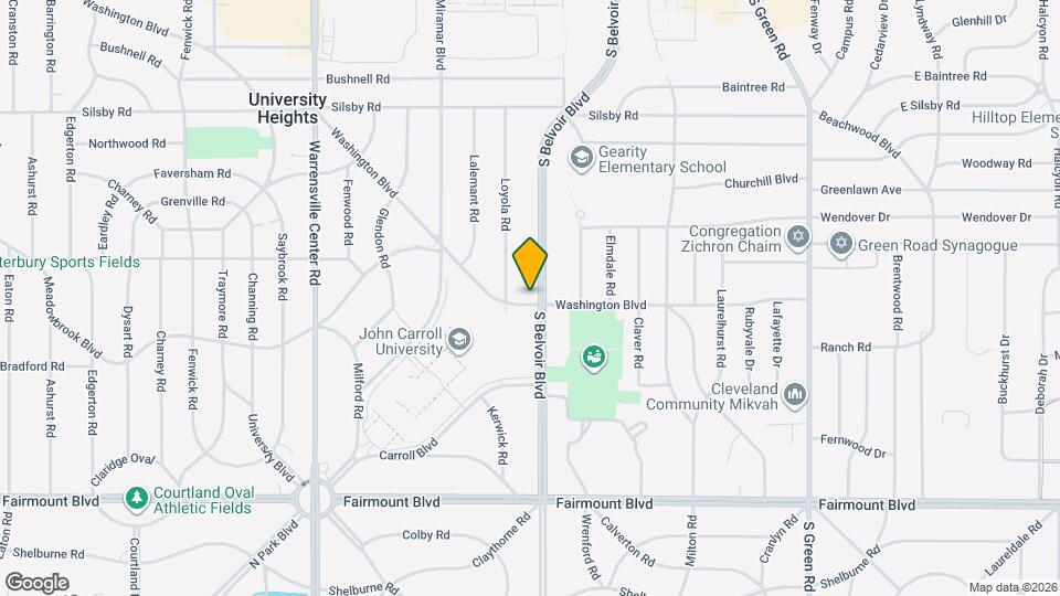2472 S Belvoir Blvd, Unit S Belvoir Studio Space Mapa y Detalles de la Ubicación