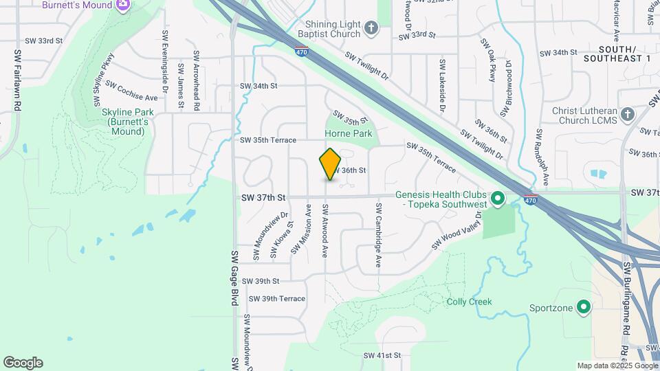 3612 SW Atwood Ave Map and Location Details