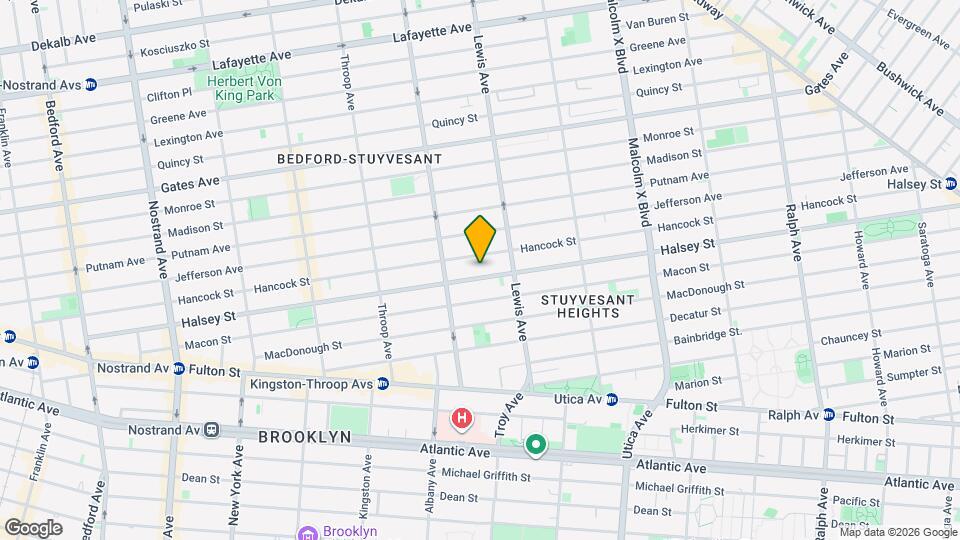 405 Halsey St, Unit 2 Map and Location Details