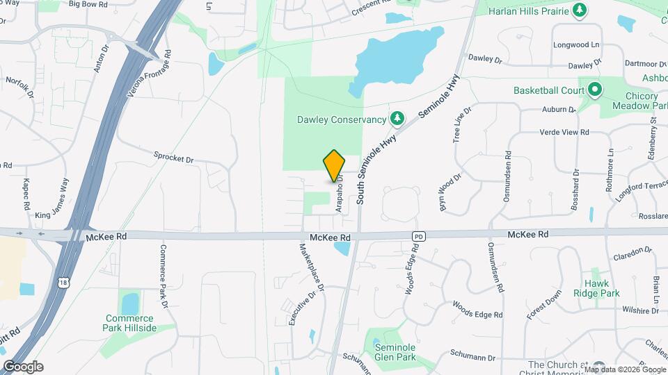 3001 Arapaho Dr Map and Location Details