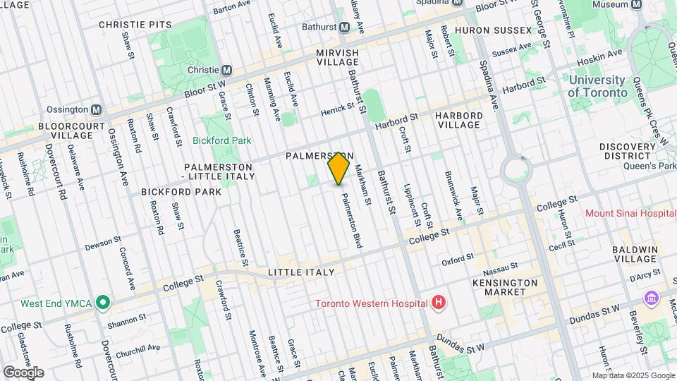 388 Palmerston Blvd Map and Location Details