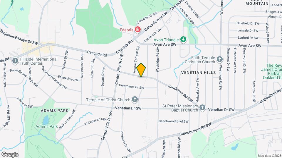 1876 Sandtown Rd SW Map and Location Details