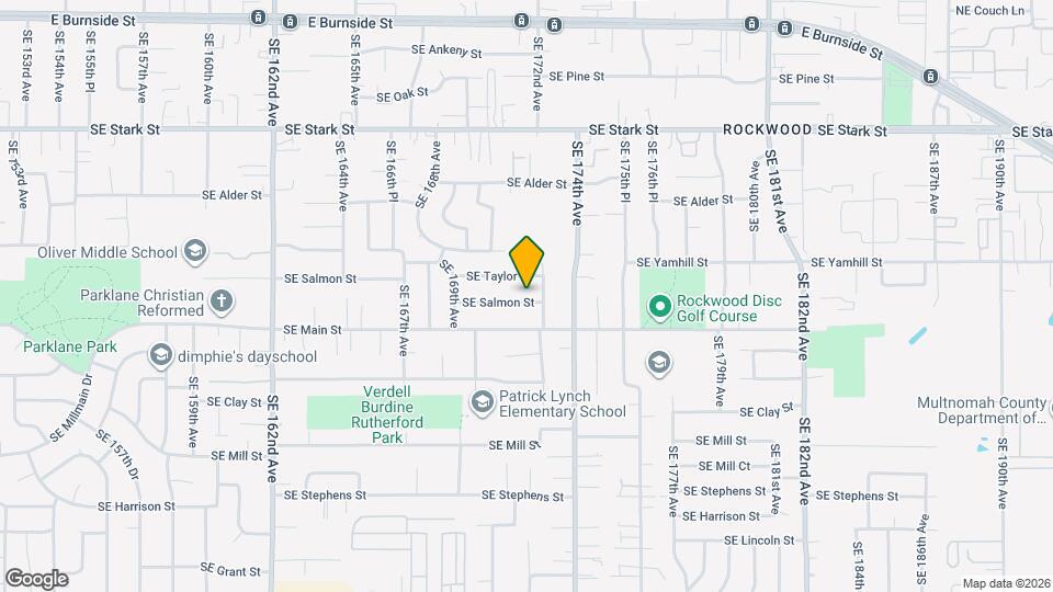 17139 SE Salmon St Map and Location Details