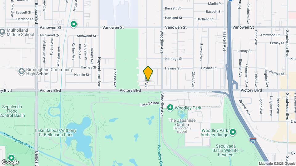 16154 Gilmore St Map and Location Details