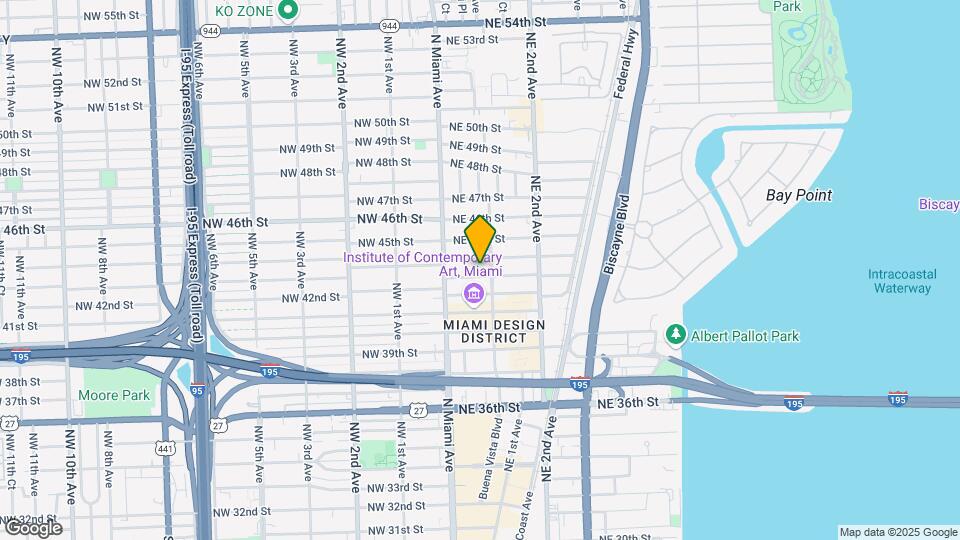 77 NE 43rd St Map and Location Details
