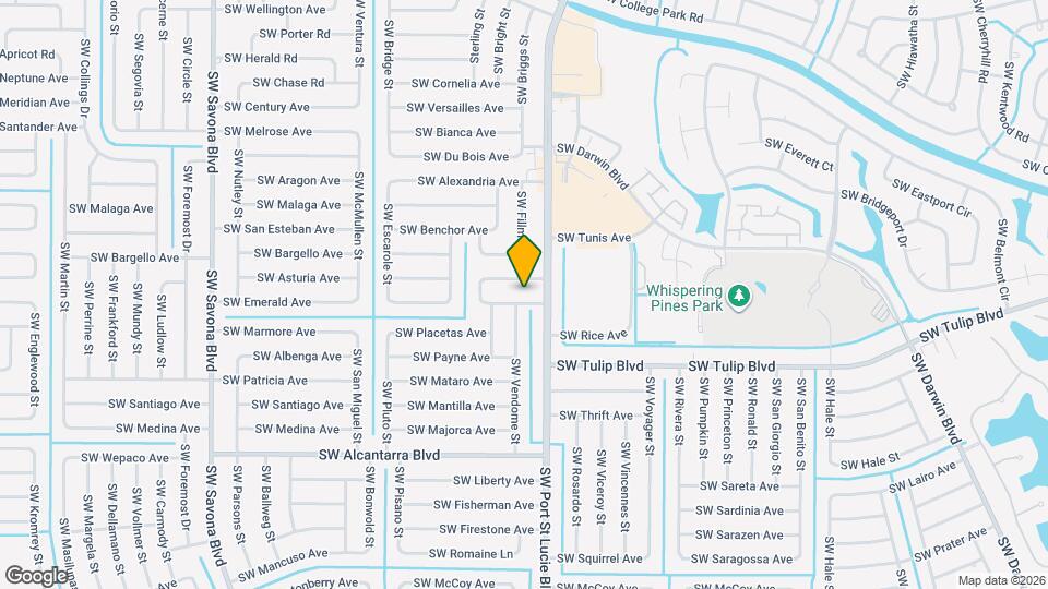 925 S Globe Ave Map and Location Details