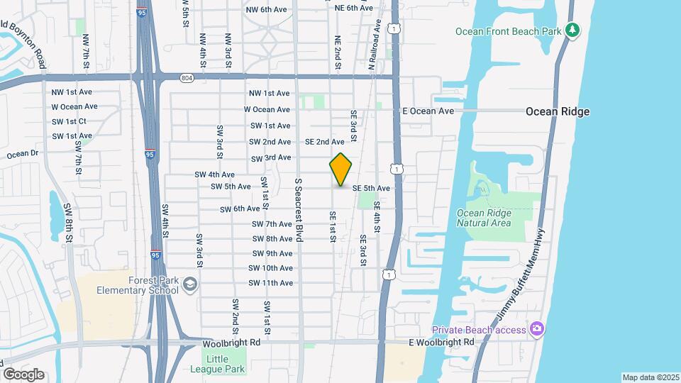 222 SE 5th Ave Map and Location Details