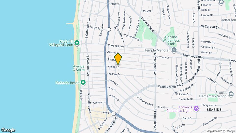 611 Avenue C Map and Location Details