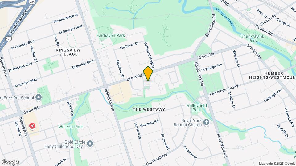 Dixington Crescent Map and Location Details