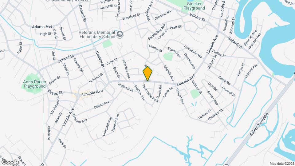 334 Lincoln Ave Map and Location Details