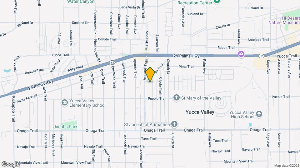 Borrego Apartments Map and Location Details