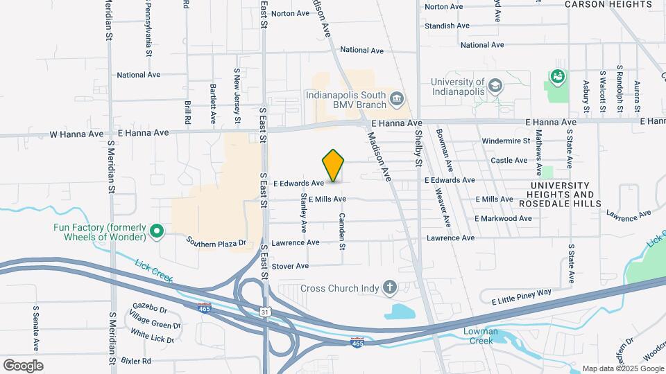 835 E Edwards Ave Map and Location Details