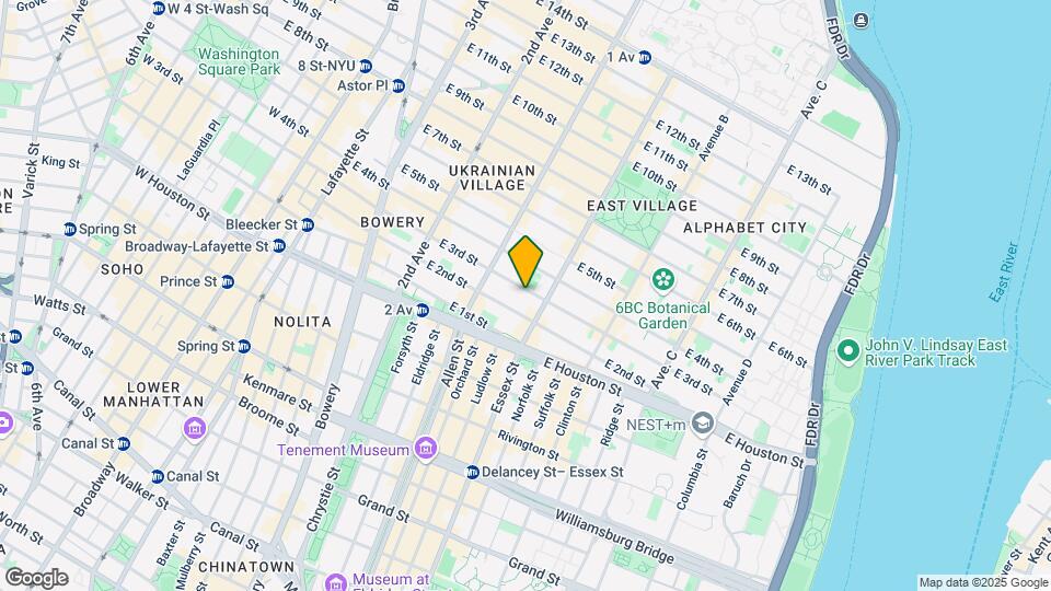 112 East 3Rd Street Mapa y Detalles de la Ubicación