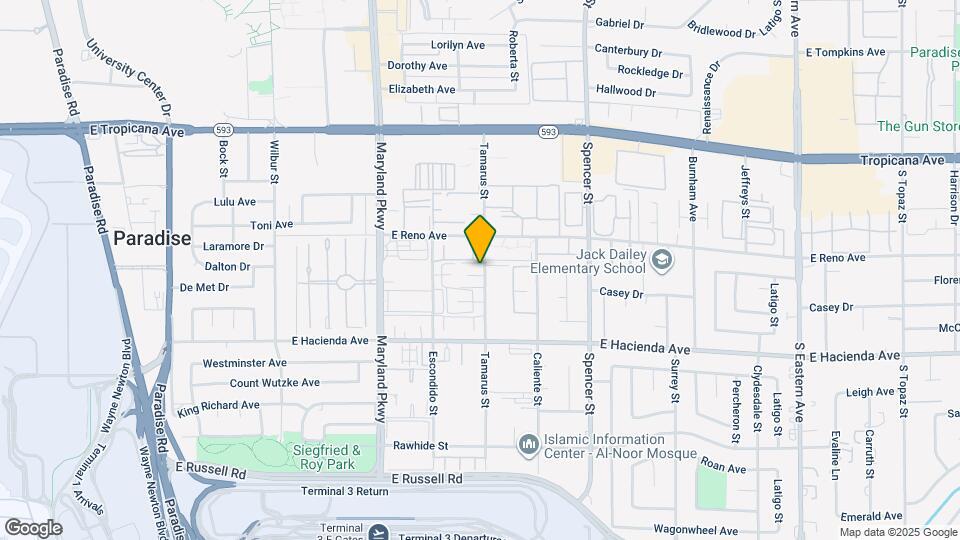 1498 Tamareno Cir Map and Location Details