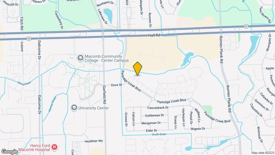 17551 Crillon Dr Map and Location Details