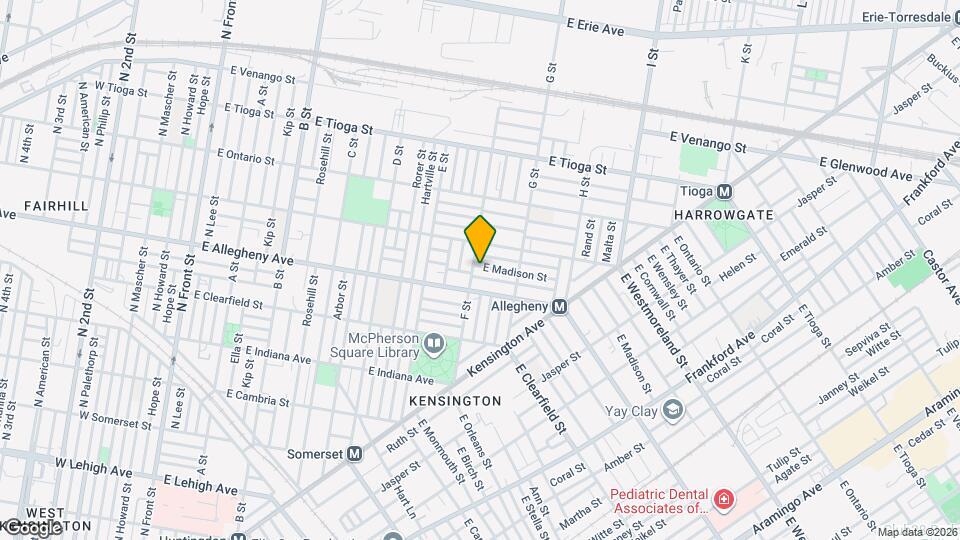 708 E Madison St Map and Location Details