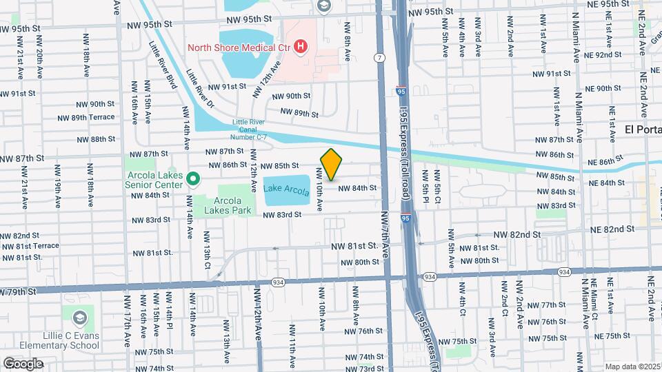 925 NW 84th St Map and Location Details