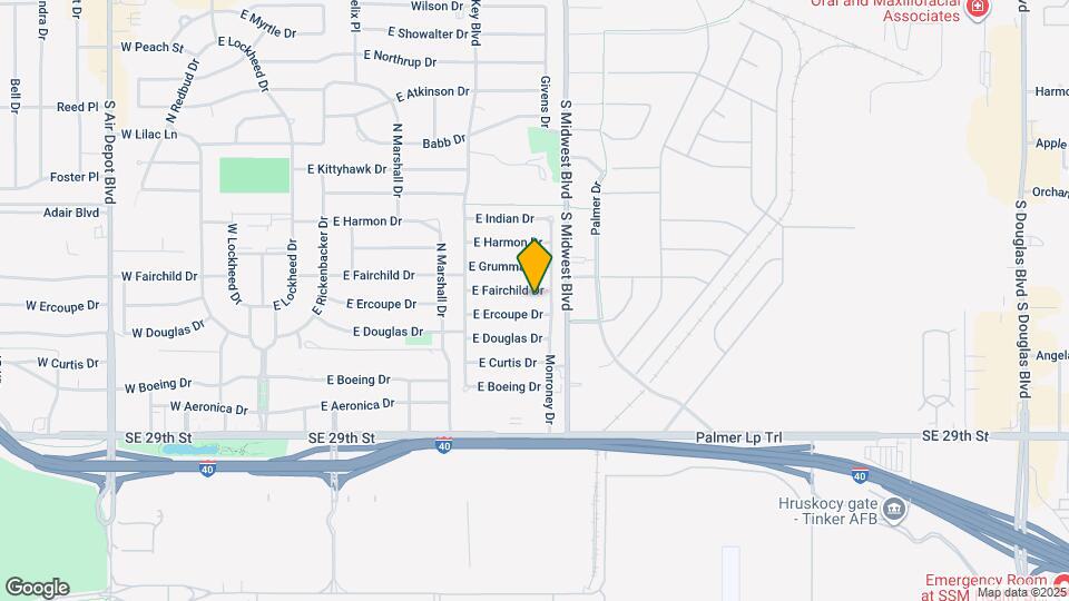540 E Fairchild Dr Map and Location Details