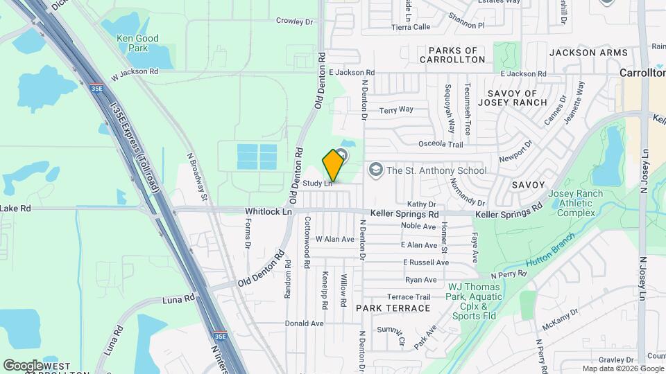 1014 Willowbrook Trail Map and Location Details