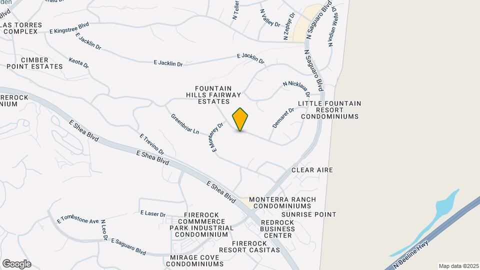 16919 E Nicklaus Dr Map and Location Details