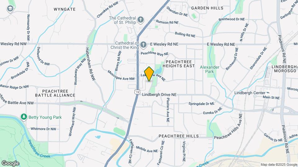 2538 Parkside Dr NE Map and Location Details